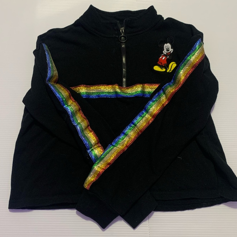 Disney Rainbow Zip-Up Sweatshirt